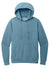 District DT2200 Mens District Wash Fleece Hooded Sweatshirt Hoodie w/ Pouch Pocket Dusk Blue Flat Front