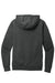 District DT2200 Mens District Wash Fleece Hooded Sweatshirt Hoodie w/ Pouch Pocket Graphite Grey Flat Back