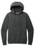 District DT2200 Mens District Wash Fleece Hooded Sweatshirt Hoodie w/ Pouch Pocket Graphite Grey Flat Front