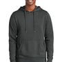 District Mens District Wash Fleece Hooded Sweatshirt Hoodie w/ Pouch Pocket - Graphite Grey