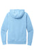 District DT2200 Mens District Wash Fleece Hooded Sweatshirt Hoodie w/ Pouch Pocket Heritage Blue Flat Back