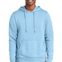 District Mens District Wash Fleece Hooded Sweatshirt Hoodie w/ Pouch Pocket - Heritage Blue