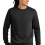 District Mens District Wash Fleece Crewneck Sweatshirt - Black