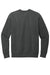 District DT2204 Mens District Wash Fleece Crewneck Sweatshirt Graphite Grey Flat Back