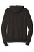 District DT355 Mens Perfect French Terry Hooded Sweatshirt Hoodie w/ Pouch Pocket Black Flat Back