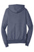 District DT356 Mens Perfect French Terry Full Zip Hooded Sweatshirt Hoodie w/ Pockets New Navy Blue Flat Back