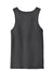 District DT5300 Mens The Concert Tank Top Charcoal Grey Flat Back