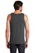 District DT5300 Mens The Concert Tank Top Charcoal Grey Model Back