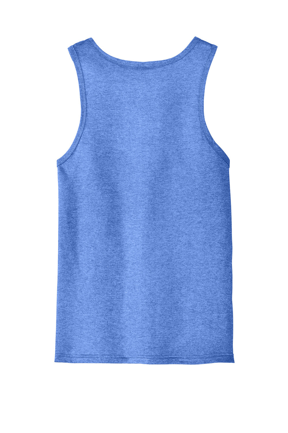District DT5300 Mens The Concert Tank Top Heather Royal Blue Flat Back