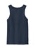 District DT5300 Mens The Concert Tank Top New Navy Blue Flat Back