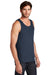 District DT5300 Mens The Concert Tank Top New Navy Blue Model 3q