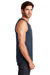 District DT5300 Mens The Concert Tank Top New Navy Blue Model Side