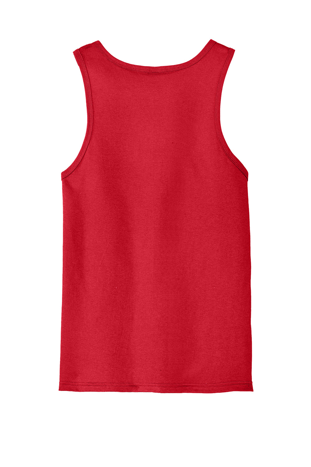 District DT5300 Mens The Concert Tank Top New Red Flat Back