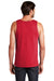 District DT5300 Mens The Concert Tank Top New Red Model Back