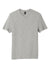 District DT564 Mens Medal Short Sleeve Crewneck T-Shirt Light Grey Flat Front