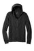 District DT565 Mens Medal Full Zip Hooded Sweatshirt Hoodie w/ Pockets Black Flat Front