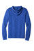 District DT565 Mens Medal Full Zip Hooded Sweatshirt Hoodie w/ Pockets Deep Royal Blue Flat Back