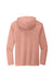District DT571 Mens French Terry Hooded T-Shirt Hoodie Heather Nostalgia Rose Flat Back