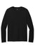 District DT572 Mens French Terry Crewneck Sweatshirt Black Flat Front