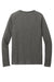 District DT572 Mens French Terry Crewneck Sweatshirt Washed Coal Grey Flat Back