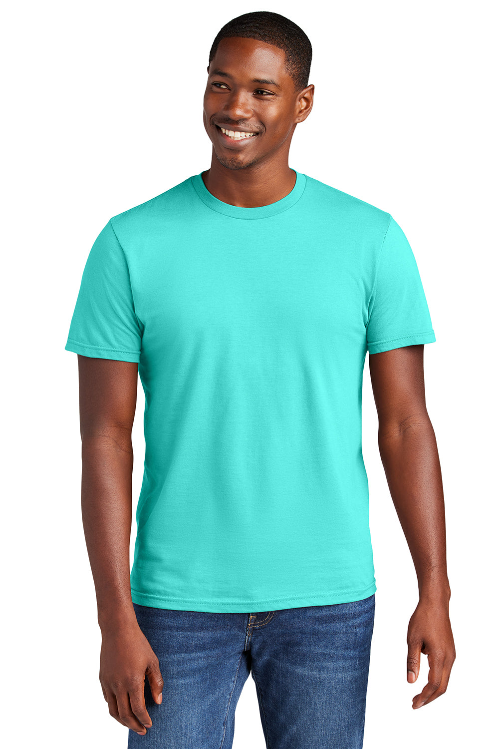 District DT6000 Mens Aqua Green Very Important Short Sleeve Crewneck T-Shirt BigTopShirtShop.com District DT6000 Mens Aqua Green Very Important Short Sleeve Crewneck T-Shirt BigTopShirtShop.com