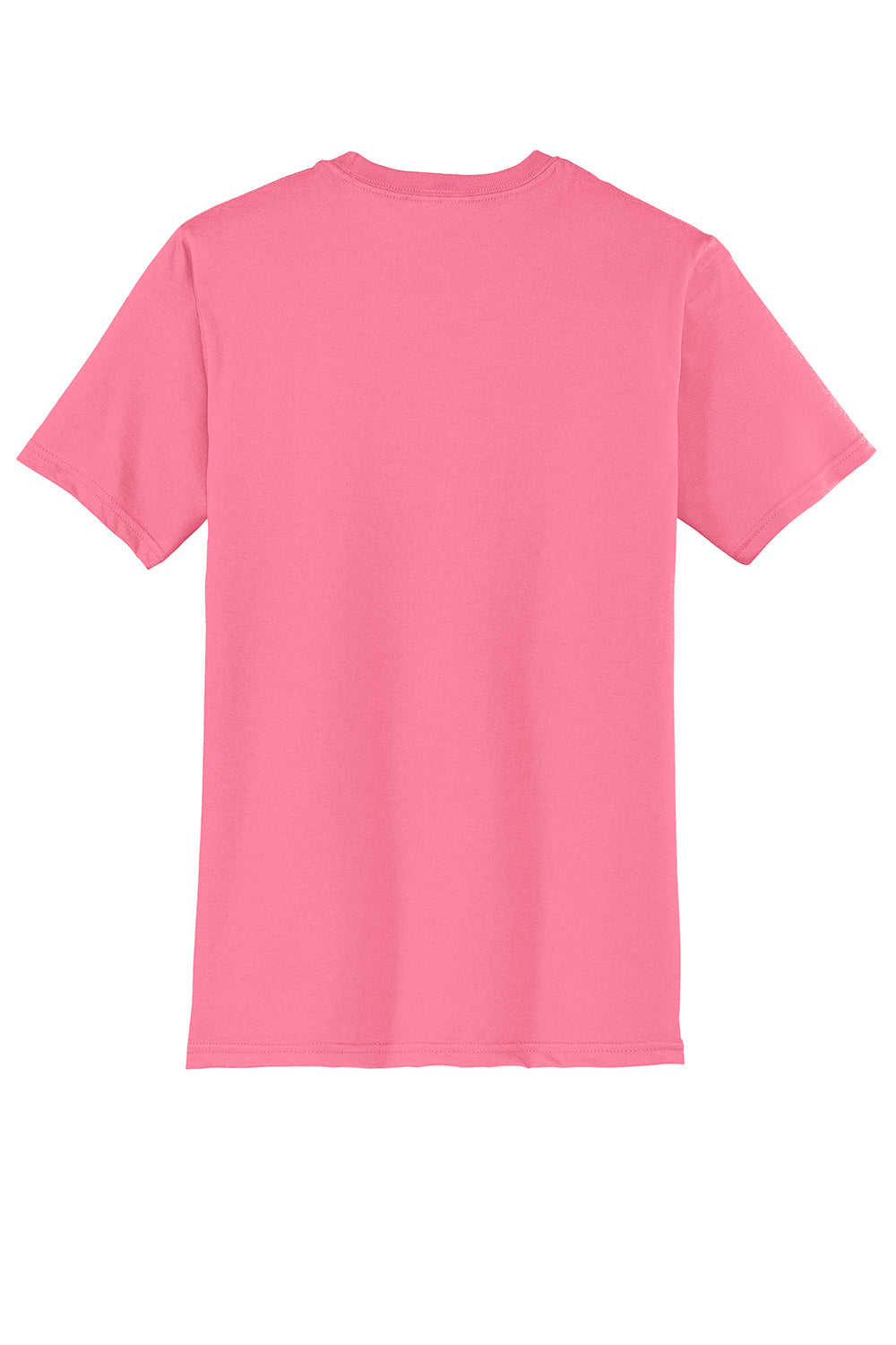 District DT6000 Mens Very Important Short Sleeve Crewneck T-Shirt Awareness Pink Flat Back