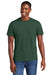 District DT6000 Mens Very Important Short Sleeve Crewneck T-Shirt Forest Green Model Front