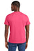 District DT6000 Mens Very Important Short Sleeve Crewneck T-Shirt Neon Pink Model Back