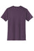 District DT6000 Mens Very Important Short Sleeve Crewneck T-Shirt Eggplant Purple Flat Back