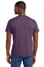 District DT6000 Mens Very Important Short Sleeve Crewneck T-Shirt Eggplant Purple Model Back