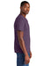 District DT6000 Mens Very Important Short Sleeve Crewneck T-Shirt Eggplant Purple Model Side