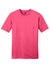 District DT6000 Mens Very Important Short Sleeve Crewneck T-Shirt Neon Pink Flat Front