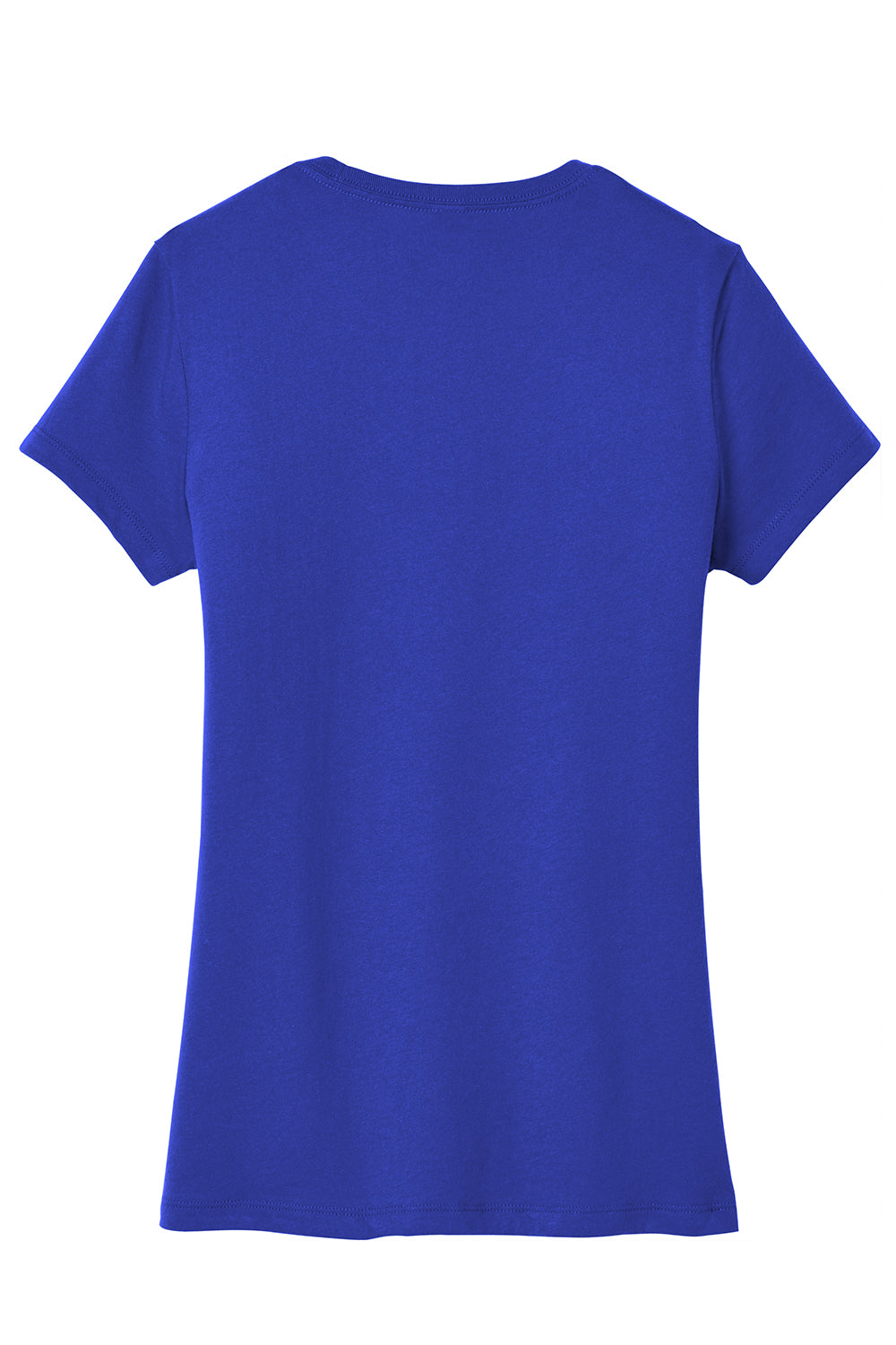 District DT6002 Womens Very Important Short Sleeve Crewneck T-Shirt Deep Royal Blue Flat Back