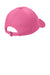 District Hats DT600 Mens Adjustable Hat True Pink Flat Back