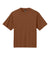 District DT6065 Mens Very Important Short Sleeve Crewneck T-Shirt Baked Clay Brown Flat Front