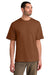 District DT6065 Mens Very Important Short Sleeve Crewneck T-Shirt Baked Clay Brown Model Front