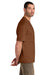 District DT6065 Mens Very Important Short Sleeve Crewneck T-Shirt Baked Clay Brown Model Side