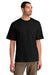 District DT6065 Mens Very Important Short Sleeve Crewneck T-Shirt Black Model Front
