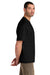 District DT6065 Mens Very Important Short Sleeve Crewneck T-Shirt Black Model Side