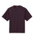 District DT6065 Mens Very Important Short Sleeve Crewneck T-Shirt Bordeaux Flat Front