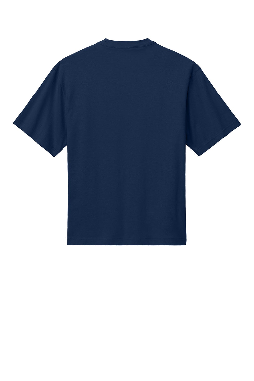 District DT6065 Mens Very Important Short Sleeve Crewneck T-Shirt Dark Royal Blue Flat Back