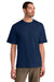 District DT6065 Mens Very Important Short Sleeve Crewneck T-Shirt Dark Royal Blue Model Front