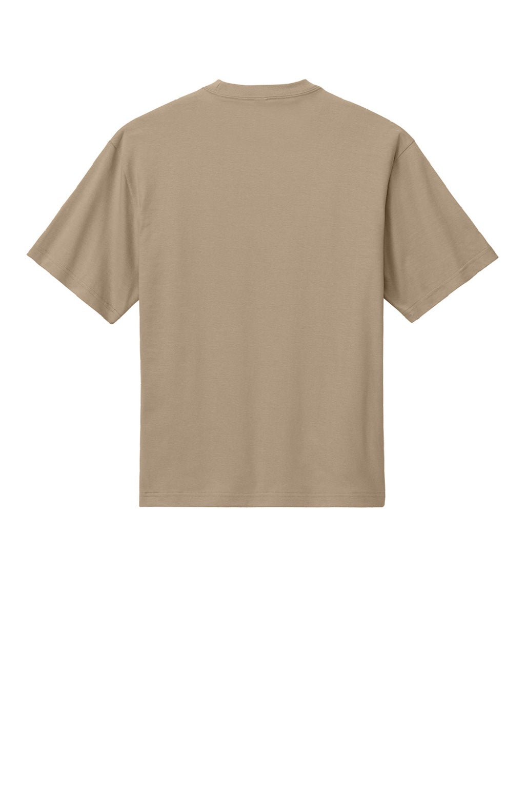 District DT6065 Mens Very Important Short Sleeve Crewneck T-Shirt Desert Tan Flat Back