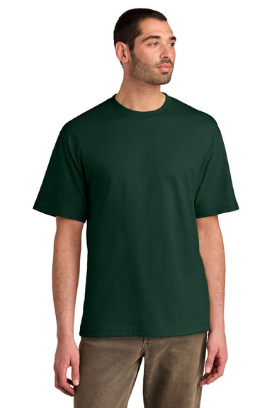 District DT6065 Mens Very Important Short Sleeve Crewneck T-Shirt Forest Green Model Front