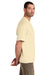 District DT6065 Mens Very Important Short Sleeve Crewneck T-Shirt Griege Model Side