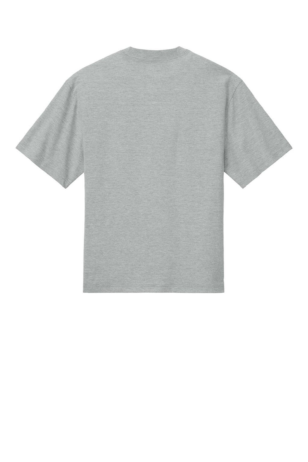 District DT6065 Mens Very Important Short Sleeve Crewneck T-Shirt Heather Light Grey Flat Back