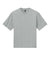 District DT6065 Mens Very Important Short Sleeve Crewneck T-Shirt Heather Light Grey Flat Front
