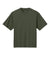 District DT6065 Mens Very Important Short Sleeve Crewneck T-Shirt Olive Green Flat Front