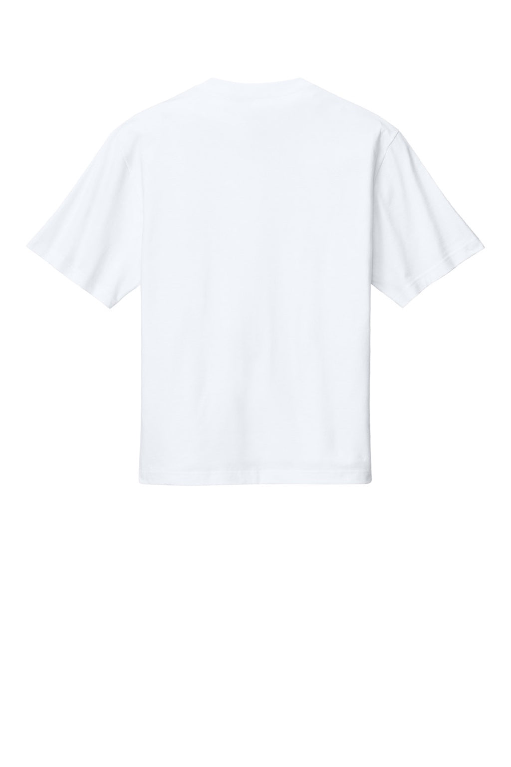 District DT6065 Mens Very Important Short Sleeve Crewneck T-Shirt White Flat Back