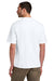 District DT6065 Mens Very Important Short Sleeve Crewneck T-Shirt White Model Back